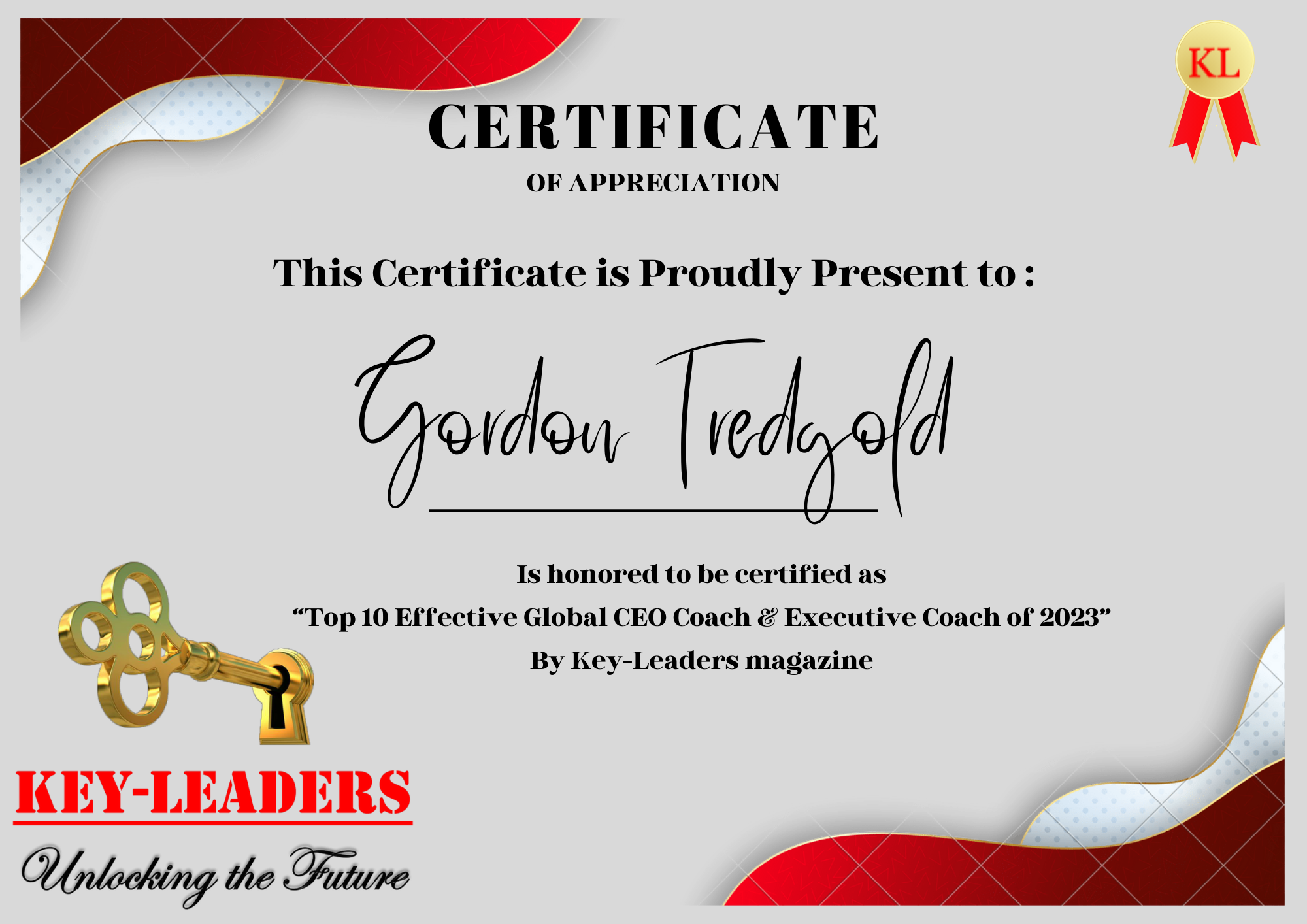 Gordon Tredgold, CEO & Managing Consultant at Leadership Principles Ltd
